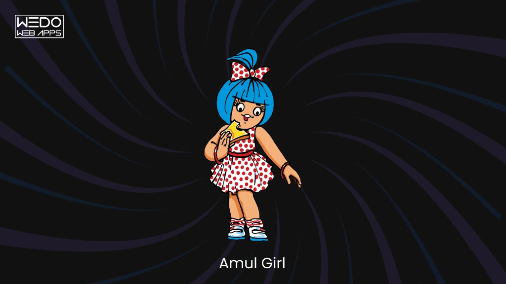 Amul Girl Brand Mascot Design