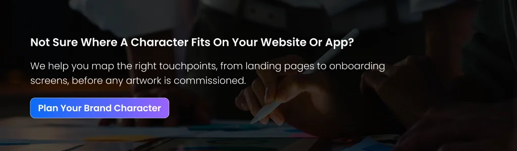 Brand Character Planning for Website and App