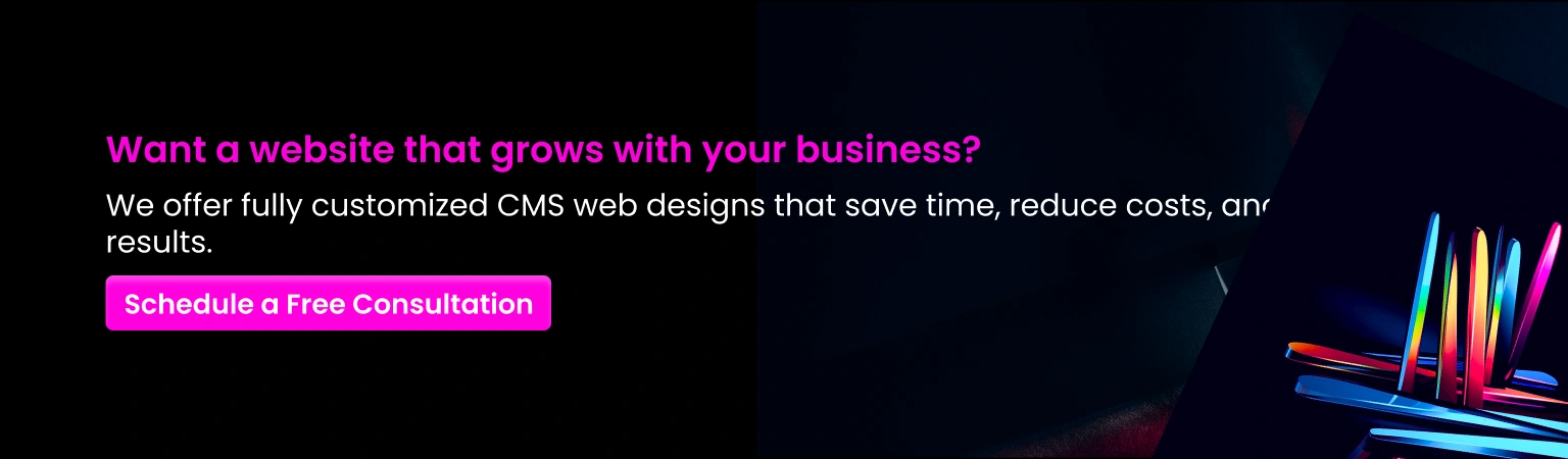 CMS web design services