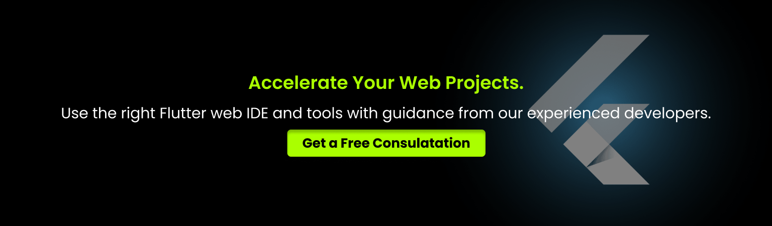 Flutter web IDE tools for faster web development