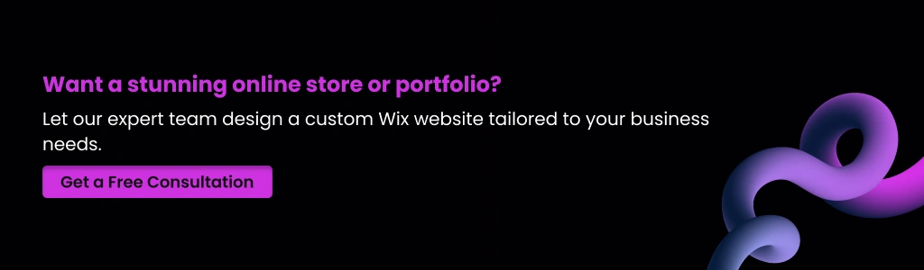 Let our expert team design a custom Wix website