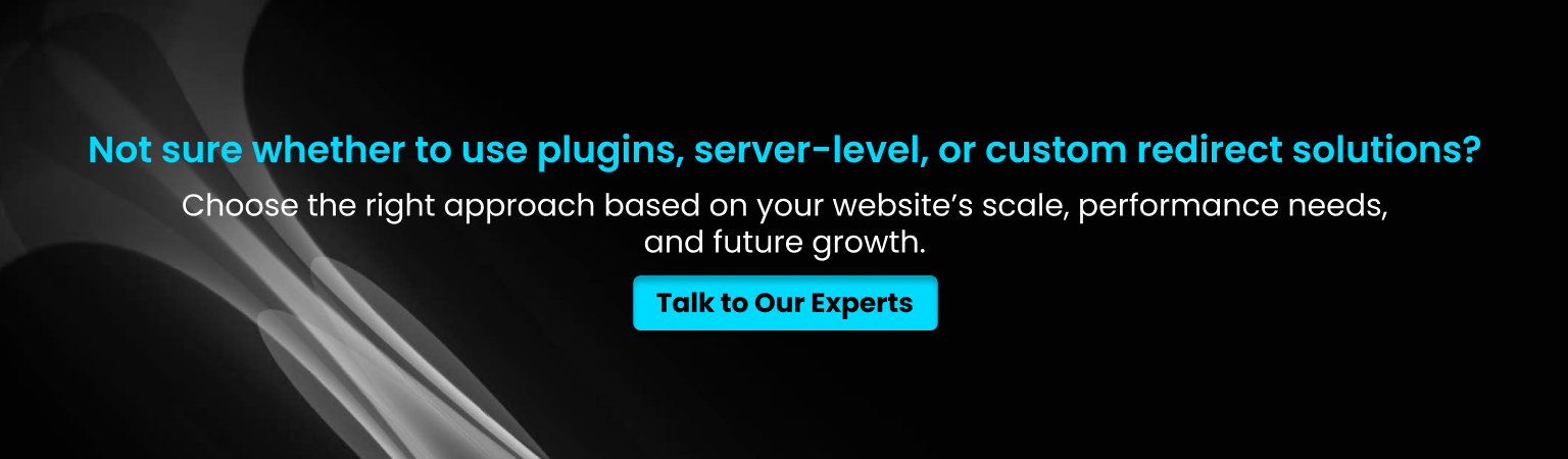 Not sure whether to use plugins or custom redirect