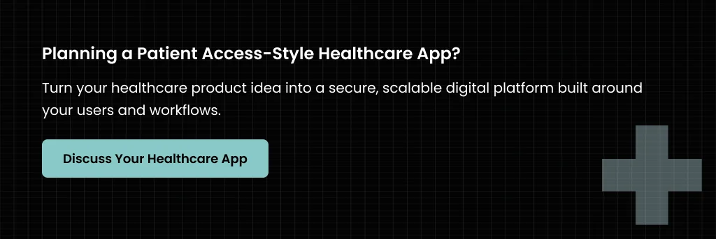 Patient Access Healthcare App