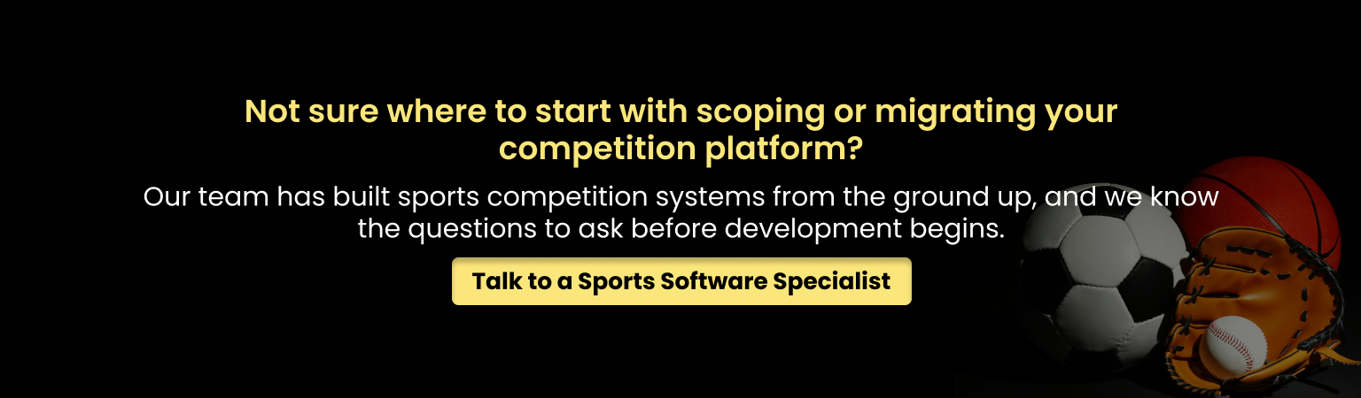 Talk to a Sports Software Specialist