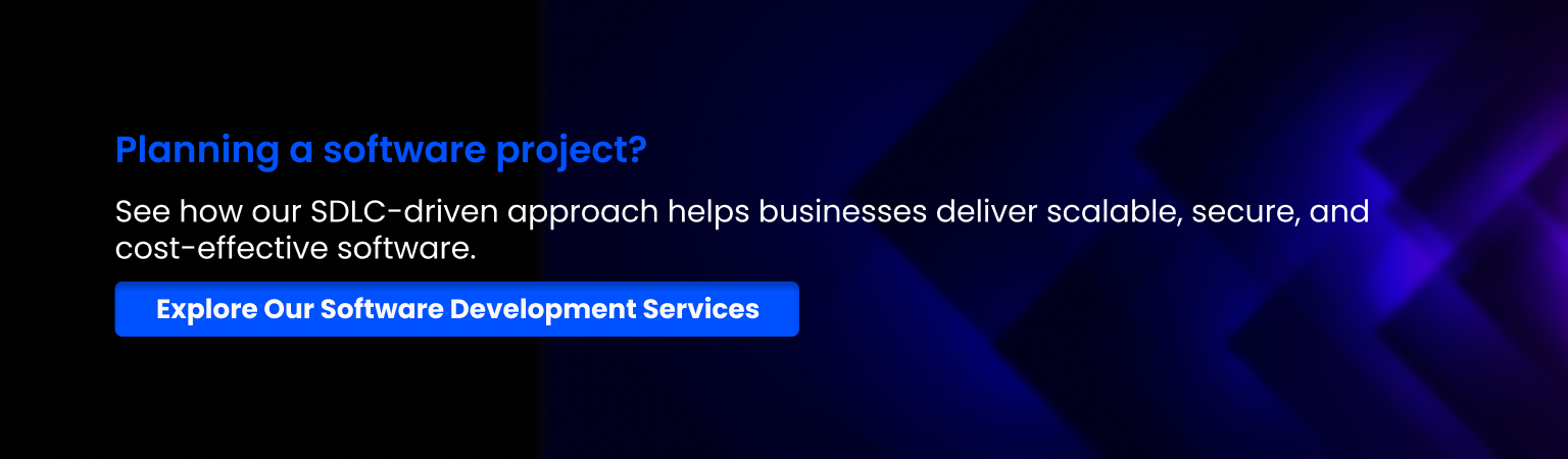 SDLC driven software development services for scalable projects