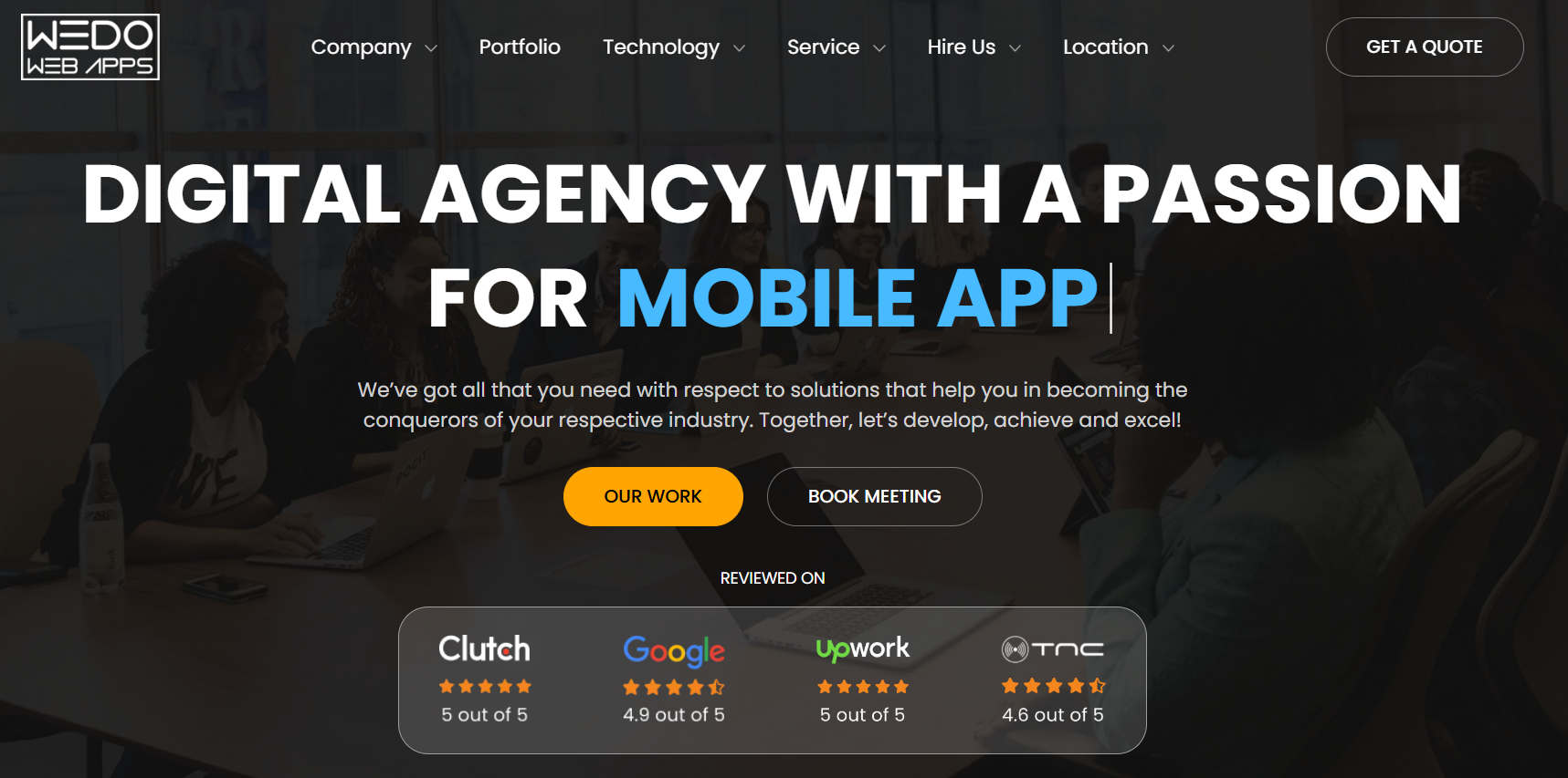 WEDOWEBAPPS LTD UK HOME PAGE