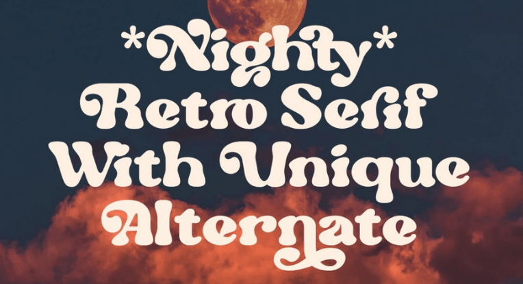 Nighty Nostalgic Free Font