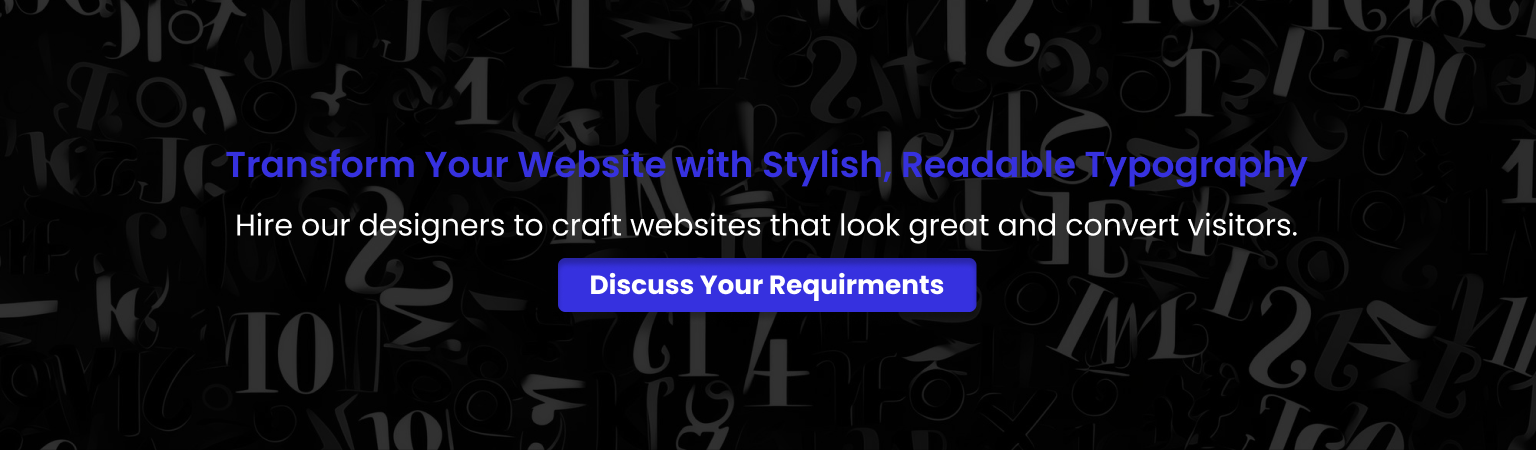 readable typography for modern website design and conversions