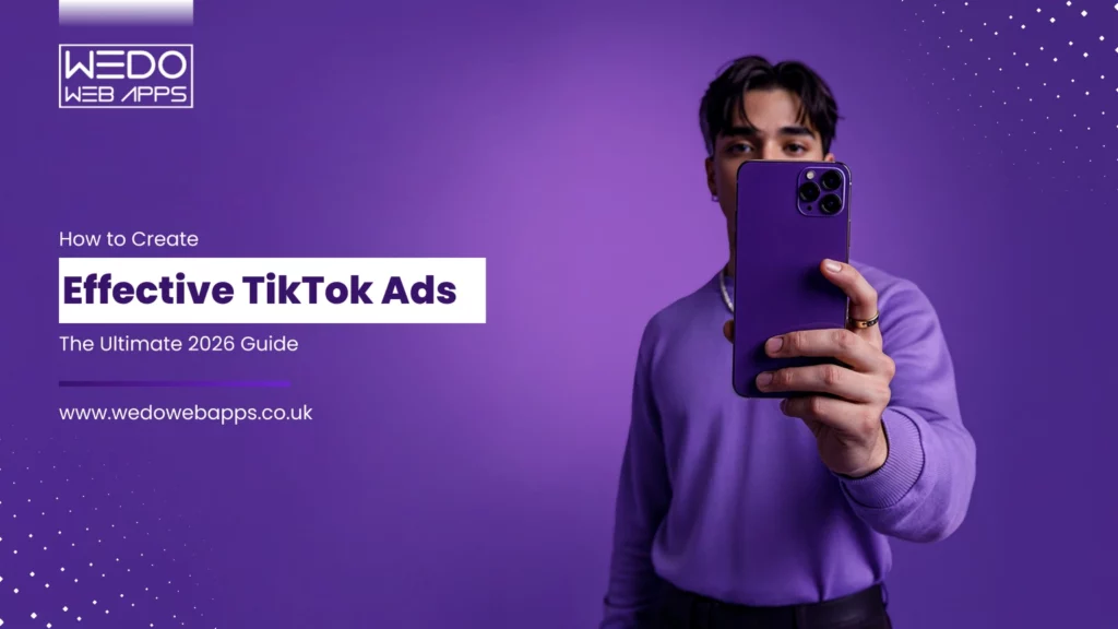 Creator recording TikTok ad video for marketing guide