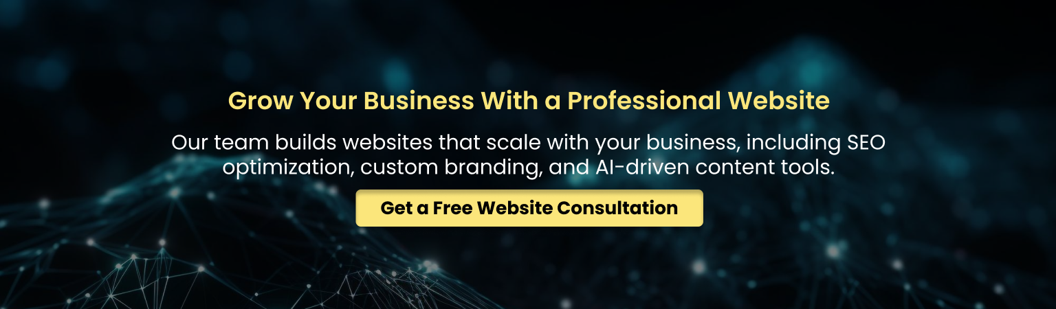 Professional website solution for businesses
