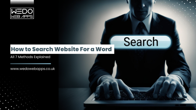 How to Search Website For a Word: All 7 Methods Explained