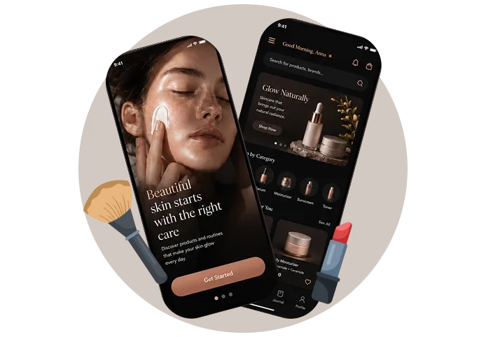Beauty app development london UK