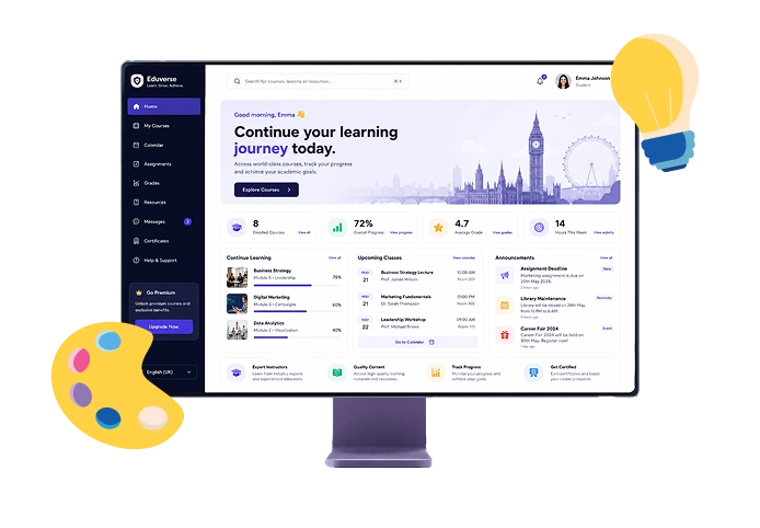 online learning app development UK