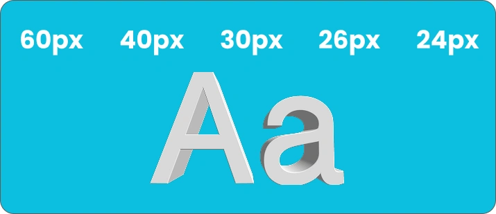 audioistic font size
